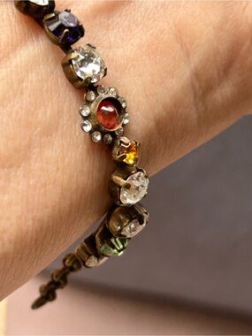 SORRELLI VINTAGE Rhinestone Bracelet Collectible